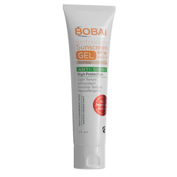 Bobai hydrocare sunscreen gel tinted spf 50 g 1+1FREE