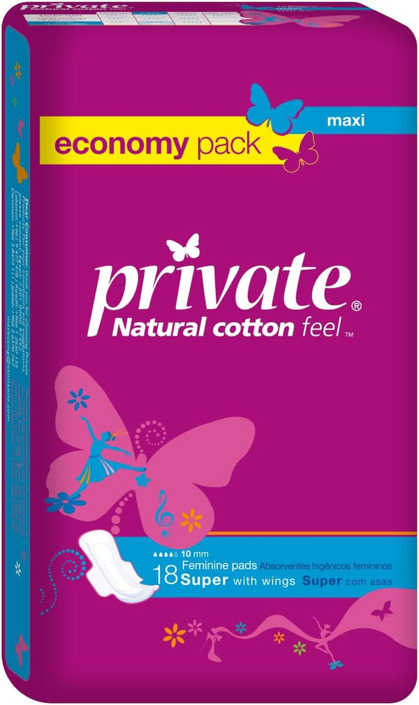 PRIVATE MAXI SUPER18 PADS ECONOMY