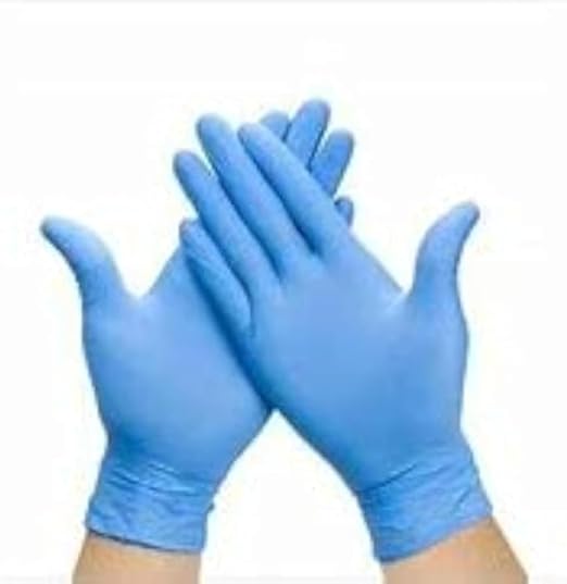 LATEX OR NITRILE GLOVES 100 PCS