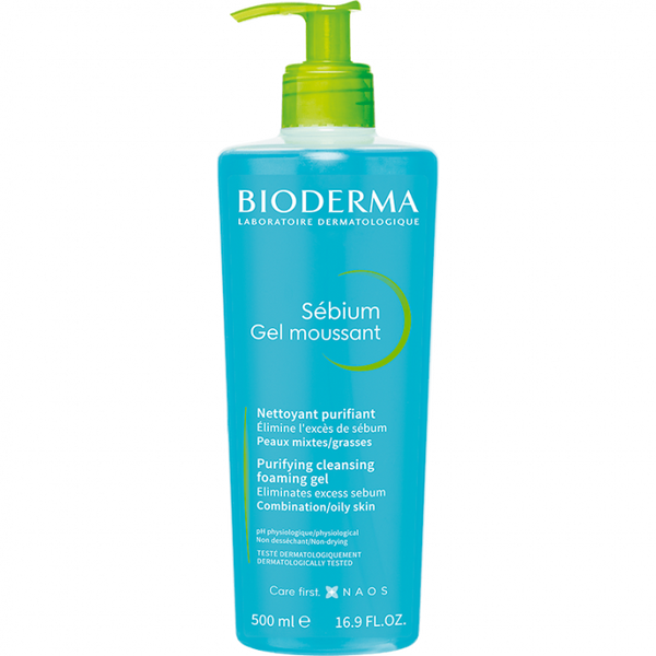 Bioderma Sébium Gel moussant  Combination to oily skin 500ml