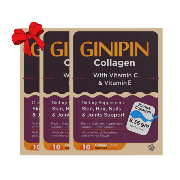 GINIPIN Collagen 10 sachets 3packs