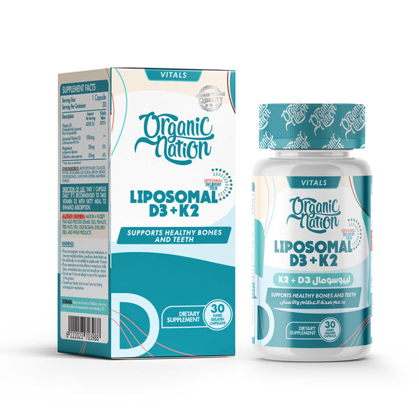 Organic Nation Liposomal D3 K2 30 tabs