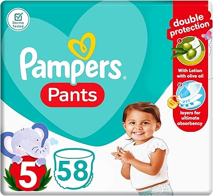 PAMPERS PANTS 5 58 pcs