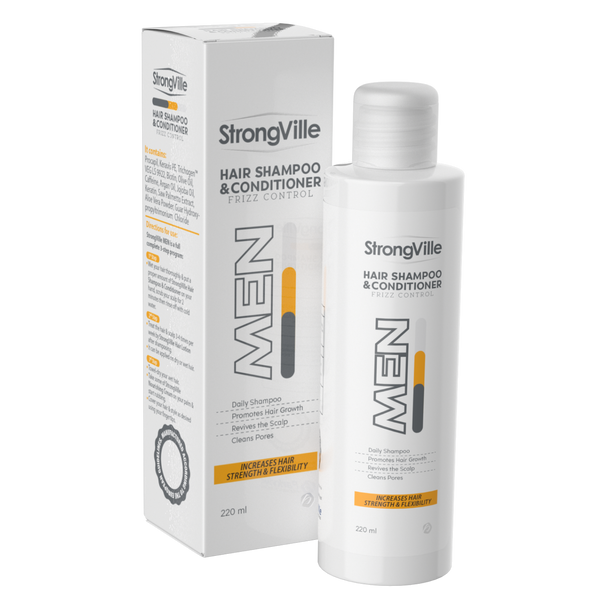 Strongville hair shampoo and conditioner men 220 ml