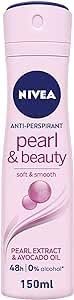 NIVEA SPRAY DEODERANT 150ML PEARL&BEAUTY ELEGENT