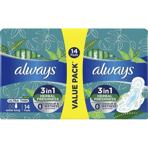 always ultra 14pcs extra long