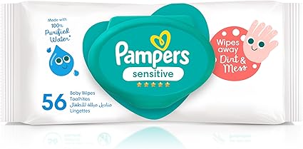PAMPERS WIPES 56 PCS Sensitive