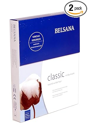 Belsana cotton CCL2 Below knee Silicone M