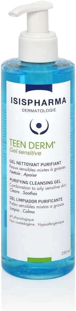 teen derm sensitive cleansing gel 250ml