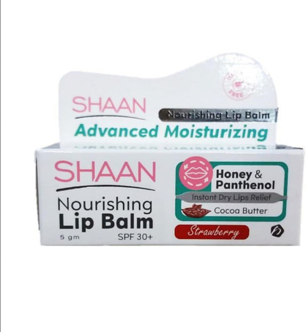 SHAAN NOURISHING LIP BALM STRAWBERRY 5GM