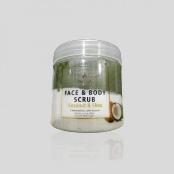 BIO SOFT Scrub Face&Body Coconut&Sheal500ML