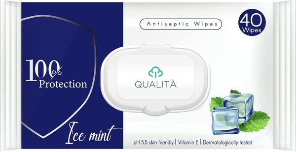 Quality Ice mint Antiseptic Wipes 40pcs