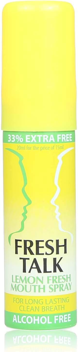 fresh talk mouth spray lemon 20ml