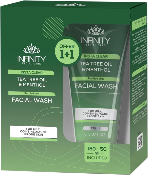 Infinity Facial Wash 150+50ml Tea tree&Menthol