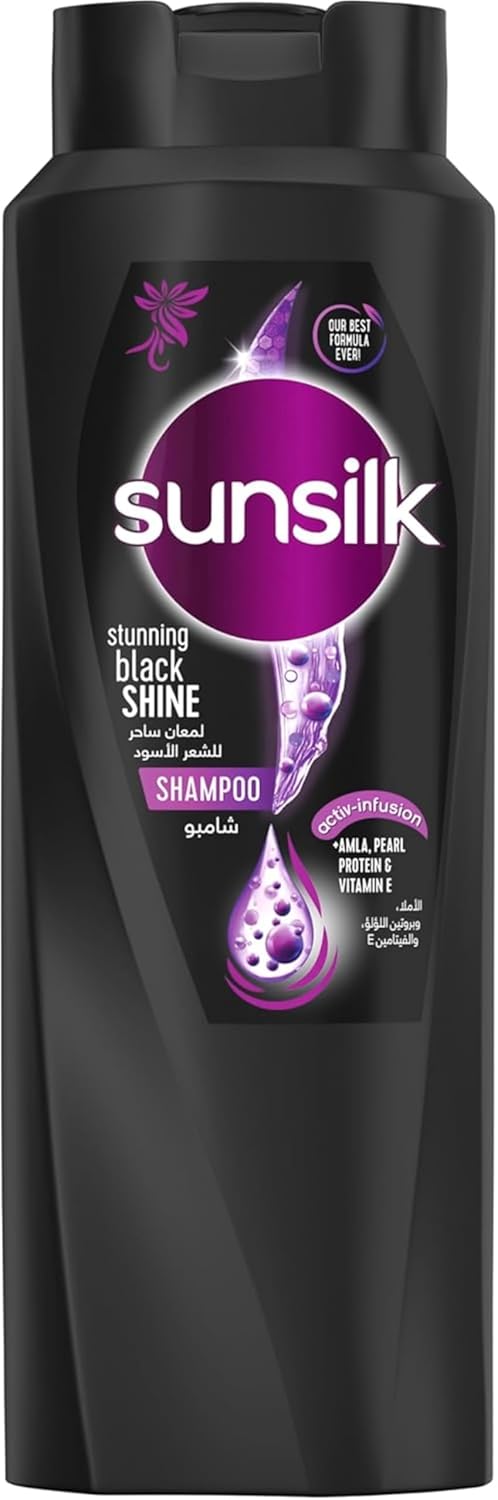 SUNSILK shampoo600 ML BLACK SHINE