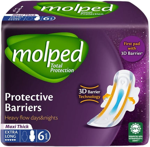 Molped protective barriers compressed x long6pcs