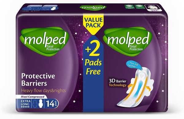 Molped maxi Total Protection extra long 14pcs