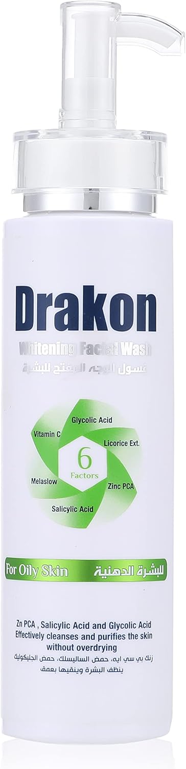 Drakon  whitening  FACIAL WASH oily 200 ML