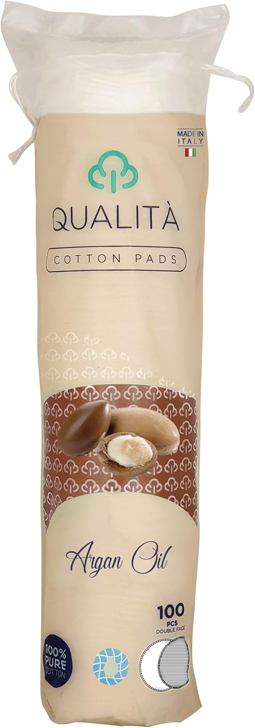 Qualita argan Make up cotton pads Argan Oil 100pcs