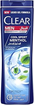 CLEAR SHAMPOO  men 360 ML  Menthol
