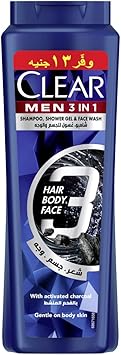 CLEAR SHAMPOO men 550 ML Charcool offer