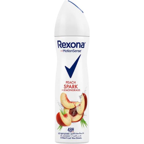 REXONA SPRAY 150ML 12%OFF Peach%Lemongrss