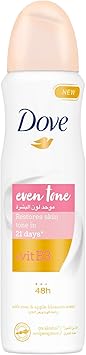 DOVE SPRAY deoderant 150 ML EVEN TONE 20%