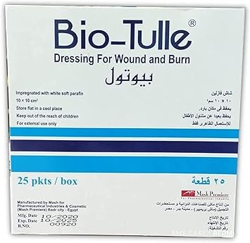 BIO-TULLE. STERILE  DRESSING 10x30 CM