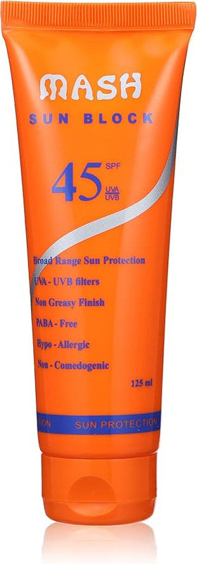 MASH SUN BLOCK 45 SPF 125 ML