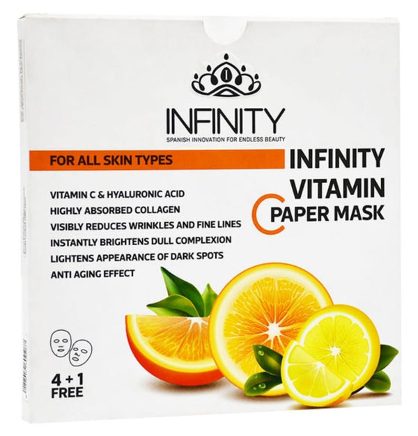 Infinity Vit C Paper Mask 4+1free