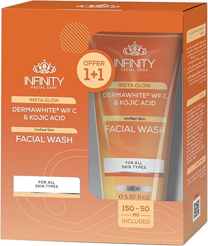 Infinity Facial Wash 150+50ml Vit C&Kojic acid