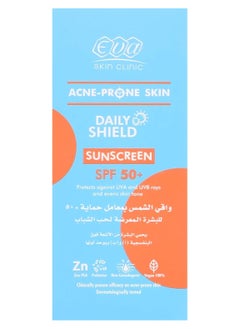 EVA face sun screen acne prone skin spf 50+ 40 ml