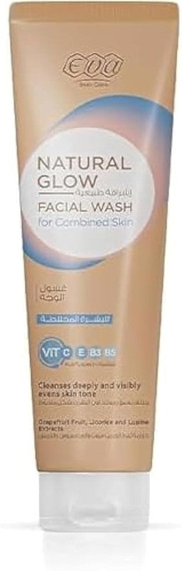 Eva Natural Glow Facial Wash Combined skin 100ml