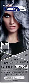 Starky Hair Dye Shampoo Gray 500ml