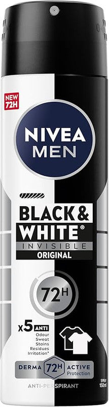 NIVEA SPRAY men 150ML 20%Black&white
