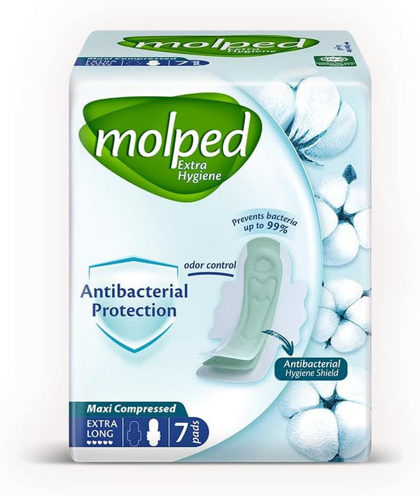 Molped anti bacterial maxi extra long 7pcs