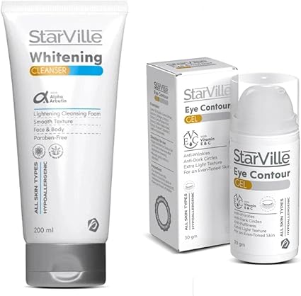 Starville eye contour&whitening cleanser offer
