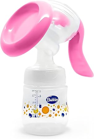 bubbles Manual Breast Pump with piperon