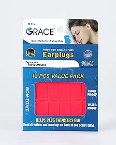 Grace Earplugs Adults 12 pcs