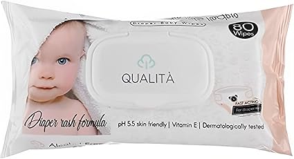 Quality Baby Wipes Diaper Rash 80pcs