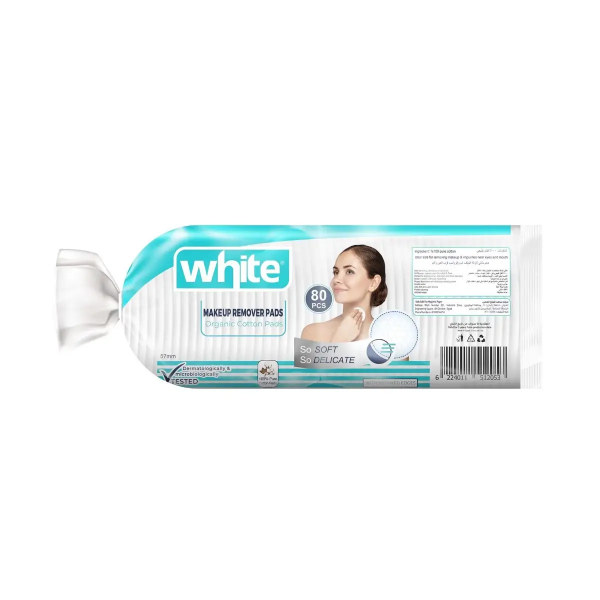 white COTTON PADS 80 PCS