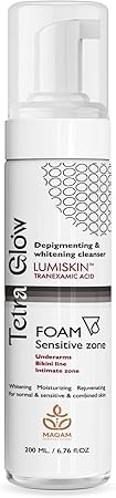 Tetra Glow Whitening Foam 200ml Sensitive Zone