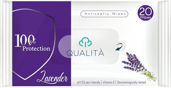Quality lavander Antiseptic Wipes 20pcs