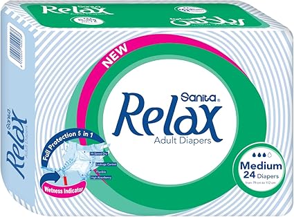 RELAX M 24 DIAPERS