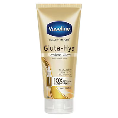 Vaseline Gluta hya Flawless Glow Serum Burst Body Lotion - 200 Ml
