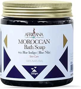 Africana Moroccan blue nila soap 300g