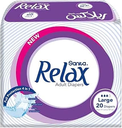 relax L 20 diapers large