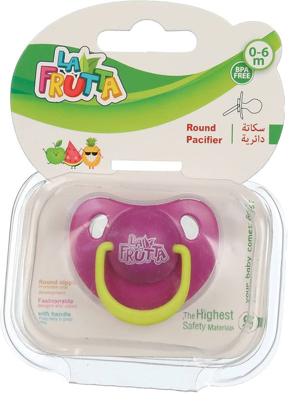Lafruitta SILICON Round pacifier +18m