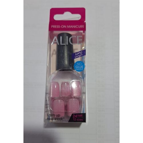 alice AS-236 PRESS on nails  PINK NACRE