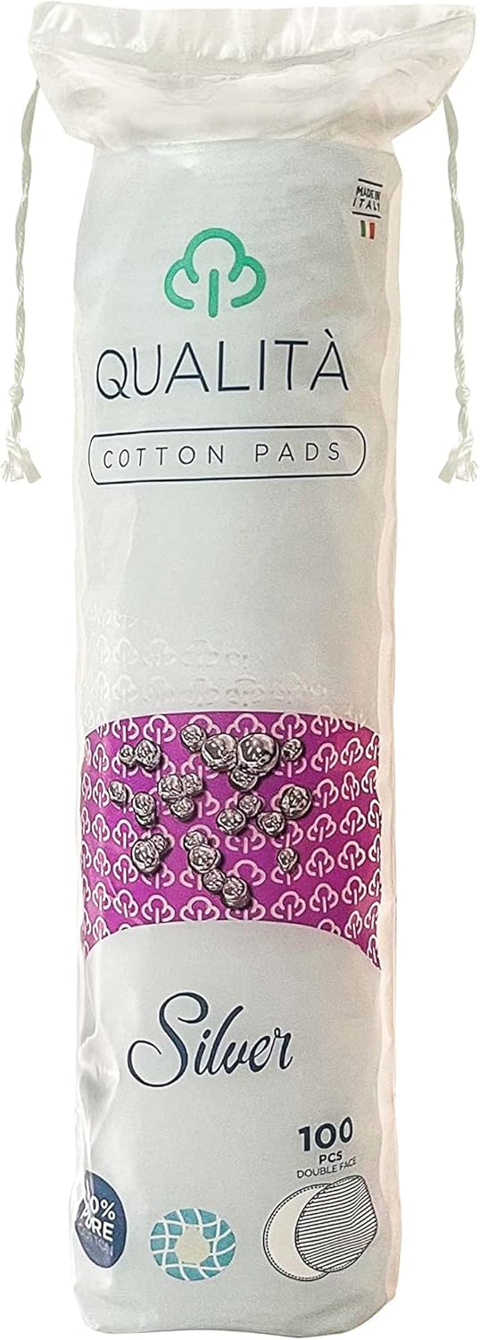 Qualita Make up cotton pads Silver 100pcs